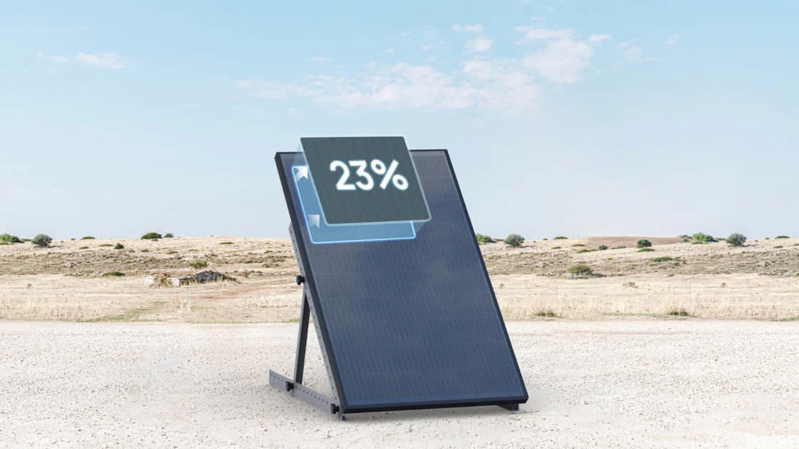 Rendement optimal pour charge rapide Ecoflow Panneau solaire rigide.